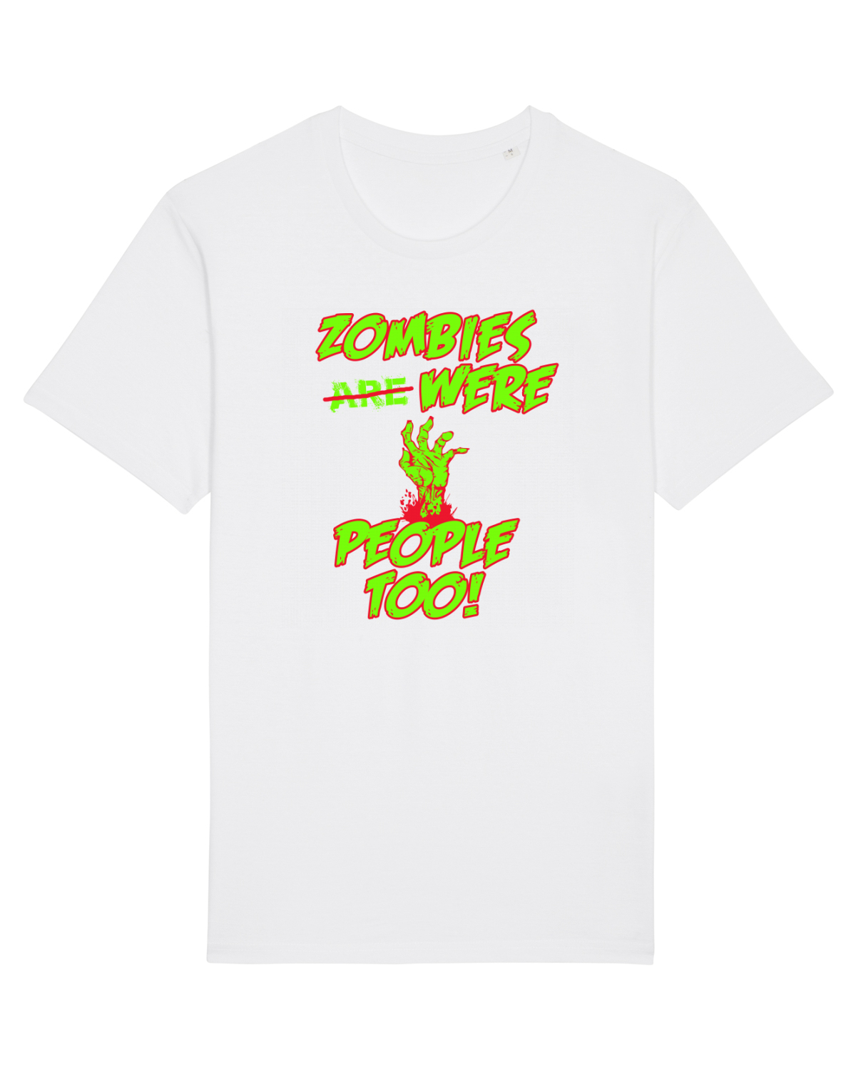 Tricou mânecă scurtă Unisex Rocker White