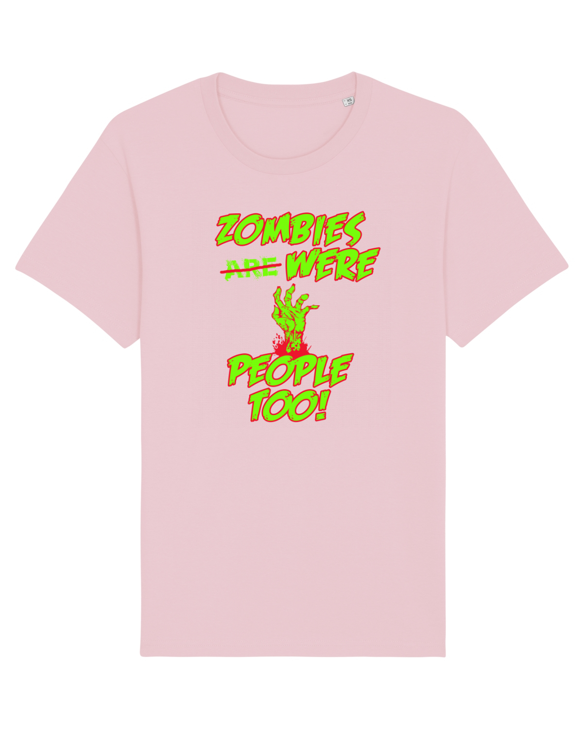 Tricou mânecă scurtă Unisex Rocker Cotton Pink
