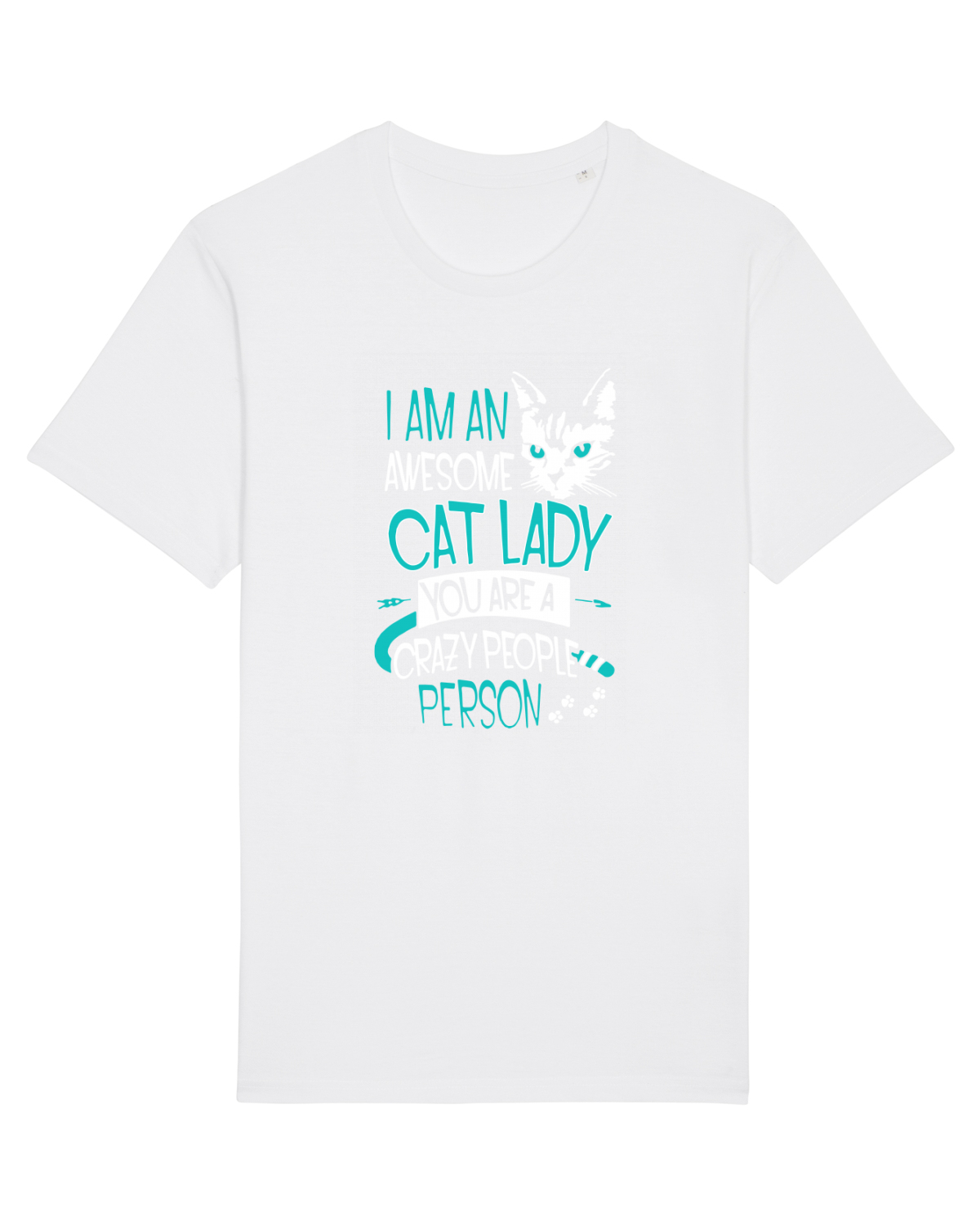 Tricou mânecă scurtă Unisex Rocker White