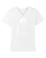 CAMERA Tricou mânecă scurtă guler V Bărbat Presenter
