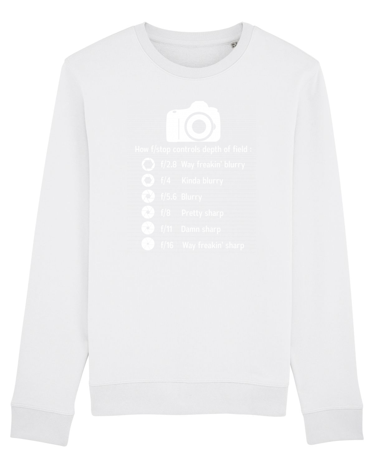 Bluză mânecă lungă Unisex Rise White