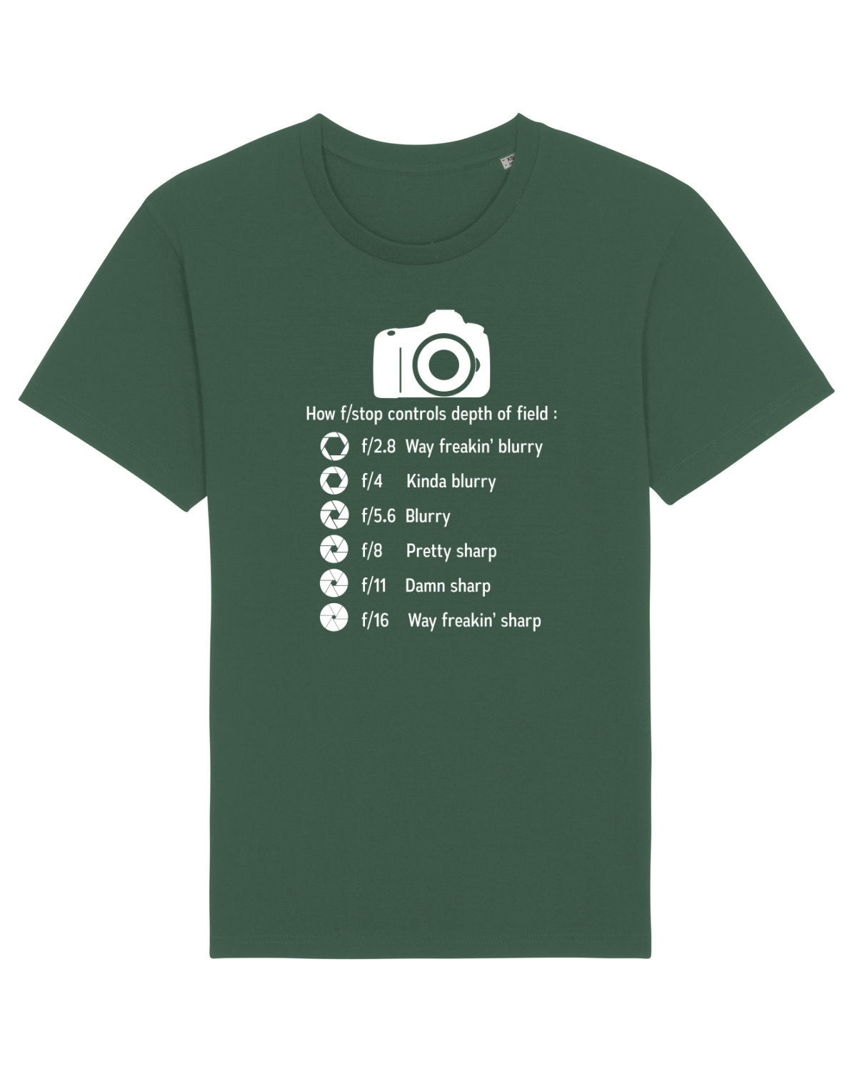 Tricou mânecă scurtă Unisex Rocker Bottle Green