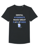 DENTAL HYGIENIST Tricou mânecă scurtă guler larg Bărbat Skater