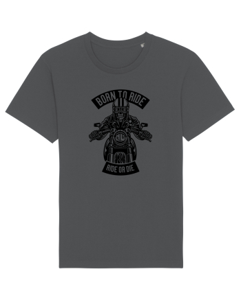 Born to Ride Skeleton Black Anthracite