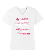 DENTAL HYGIENIST Tricou mânecă scurtă guler V Bărbat Presenter