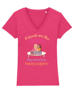 FRIENDS Tricou mânecă scurtă guler V Damă Evoker