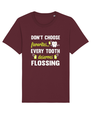 FLOSS TEETH Burgundy