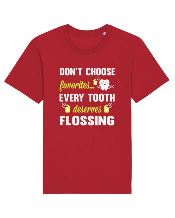 FLOSS TEETH Red