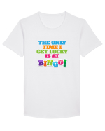 BINGO Tricou mânecă scurtă guler larg Bărbat Skater