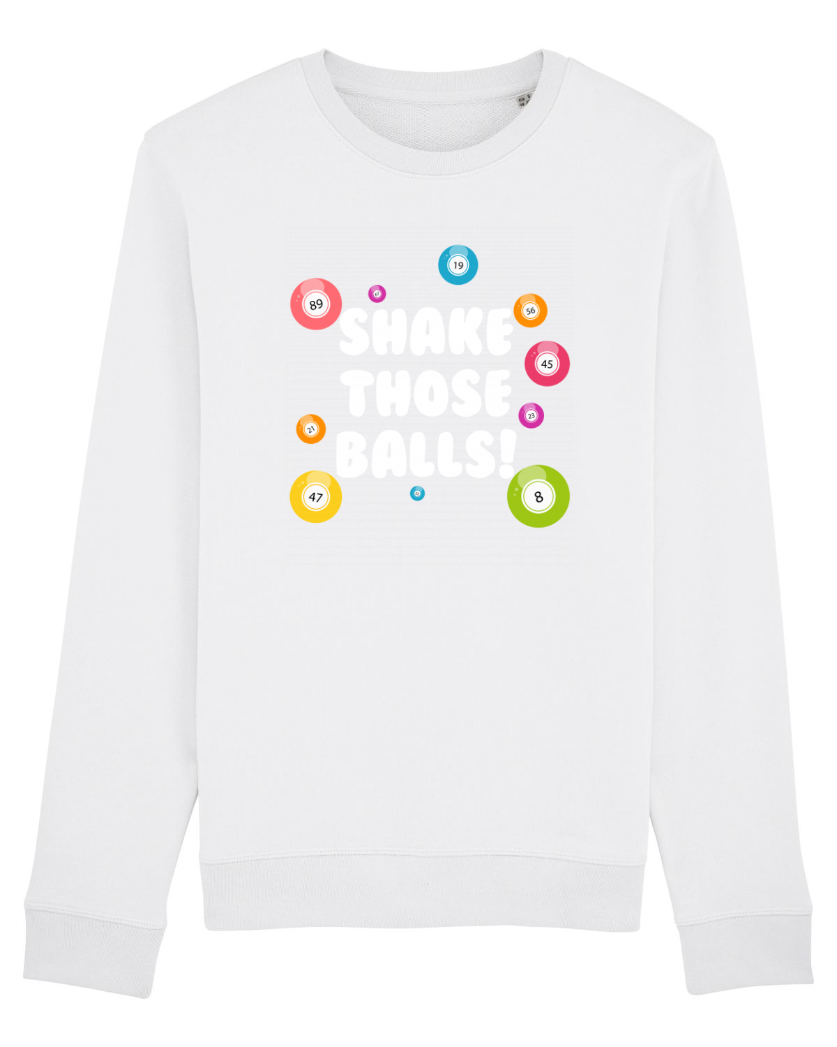 Bluză mânecă lungă Unisex Rise White