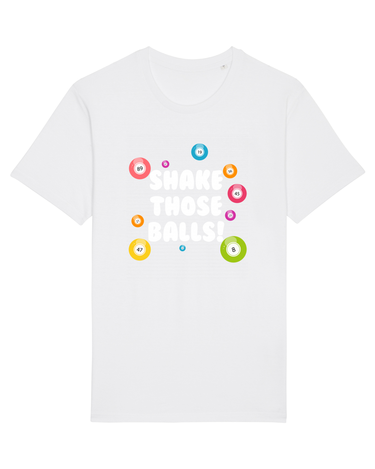 Tricou mânecă scurtă Unisex Rocker White
