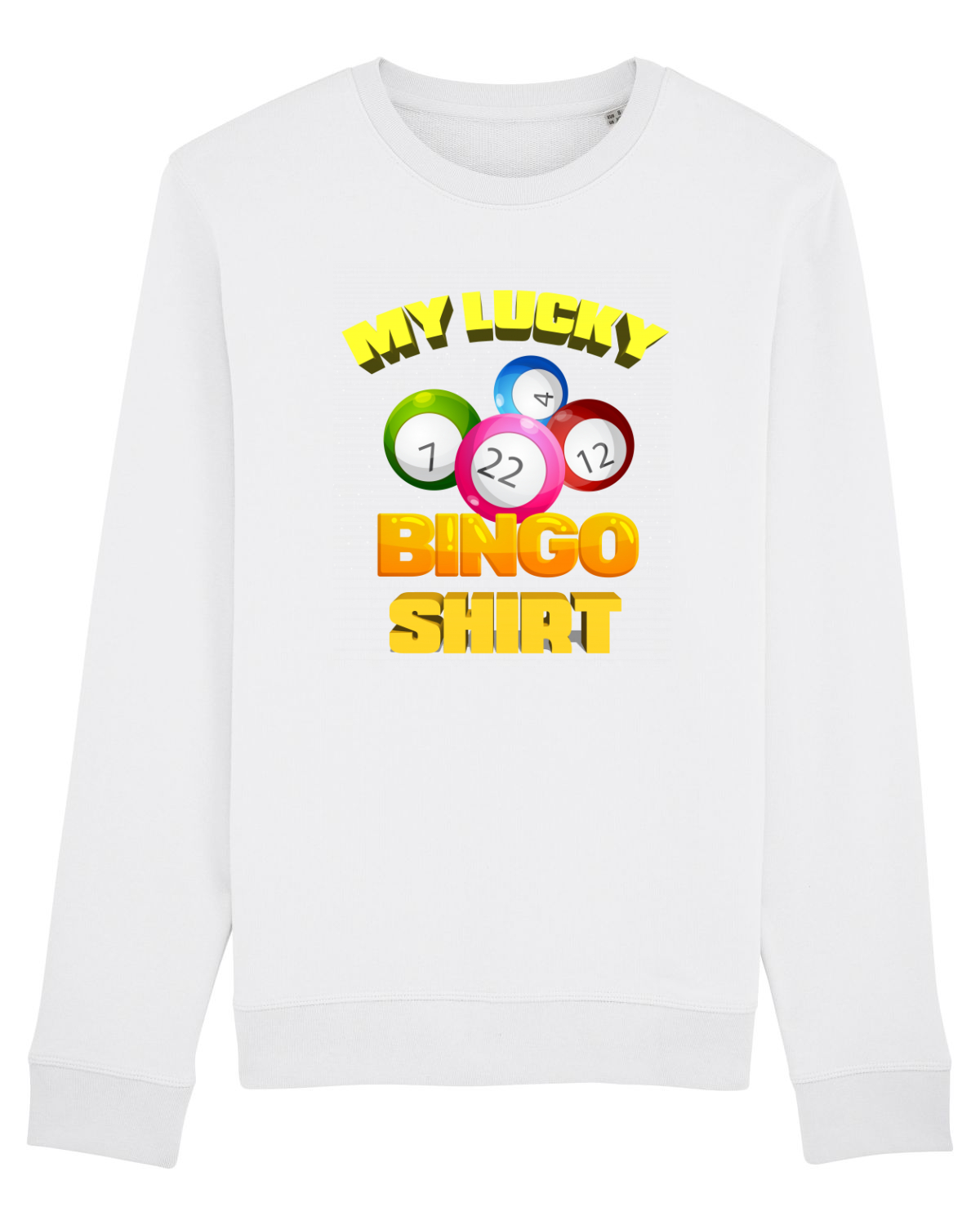 Bluză mânecă lungă Unisex Rise White