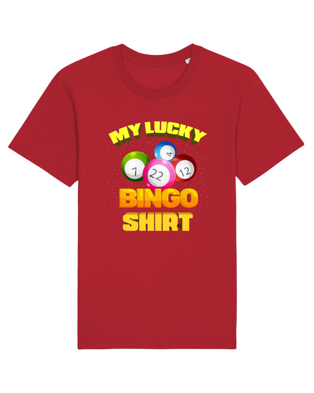 Tricou mânecă scurtă Unisex Rocker Red