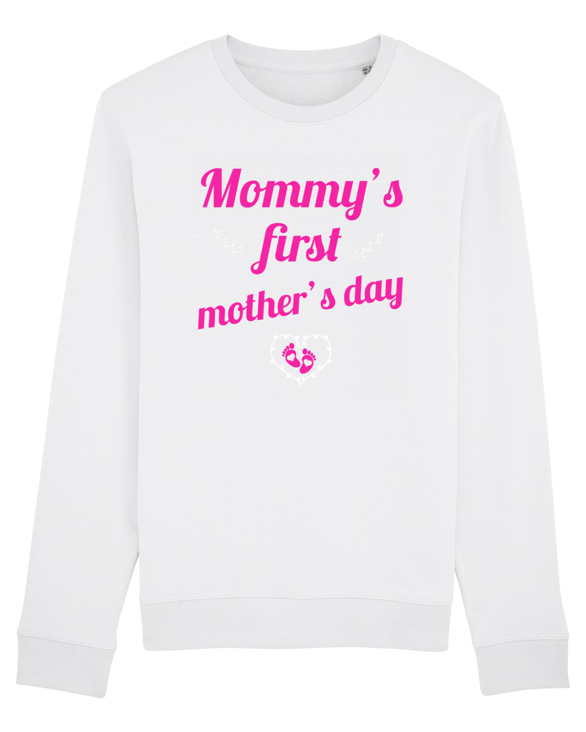 Bluză mânecă lungă Unisex Rise White
