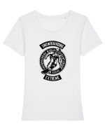 Snowboarding Extreme Black Tricou mânecă scurtă guler larg fitted Damă Expresser