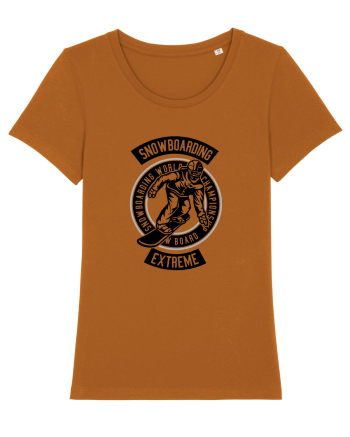 Snowboarding Extreme Black Roasted Orange
