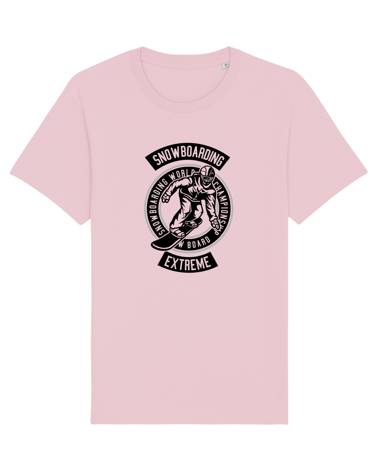 Tricou mânecă scurtă Unisex Rocker Cotton Pink