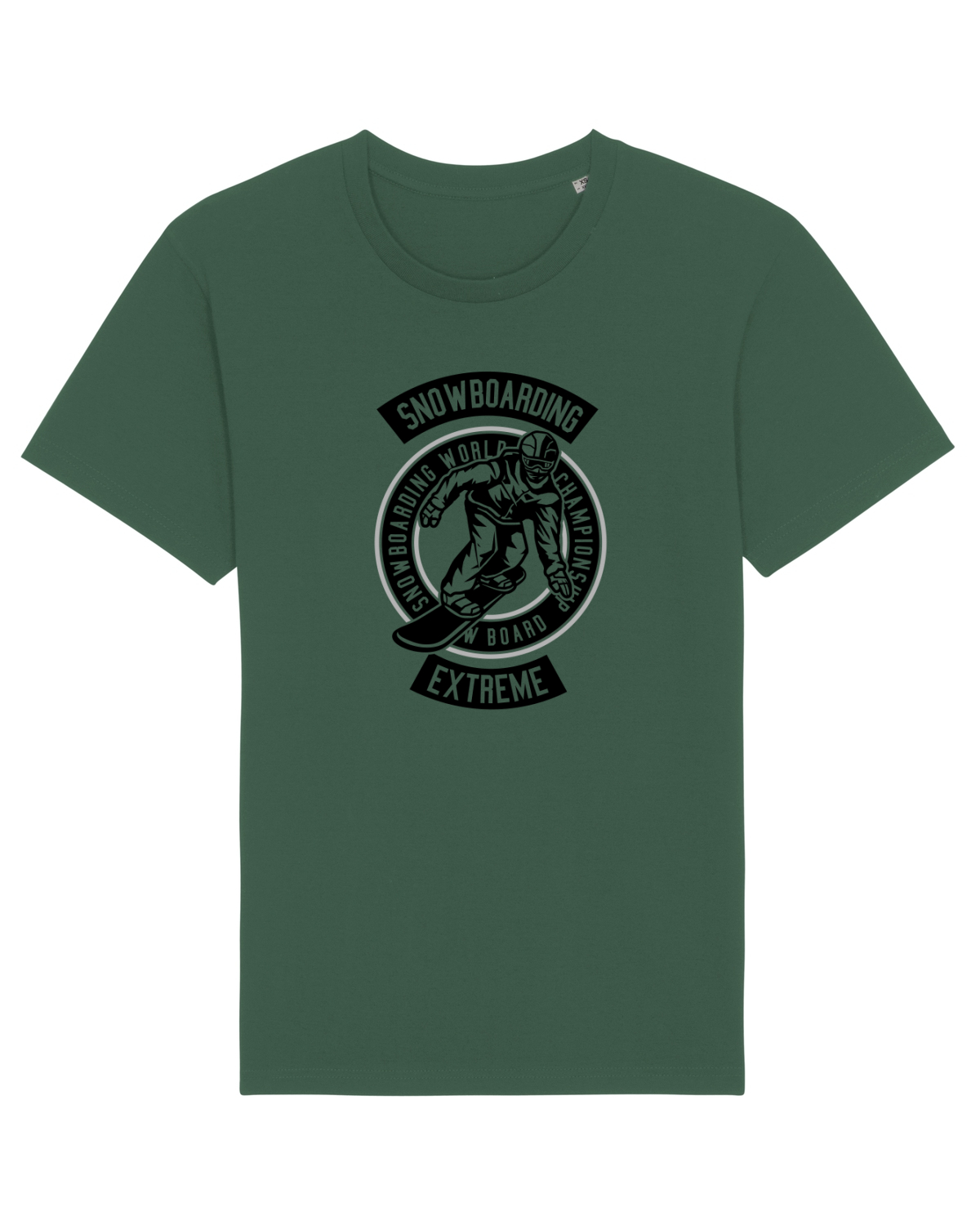 Tricou mânecă scurtă Unisex Rocker Bottle Green