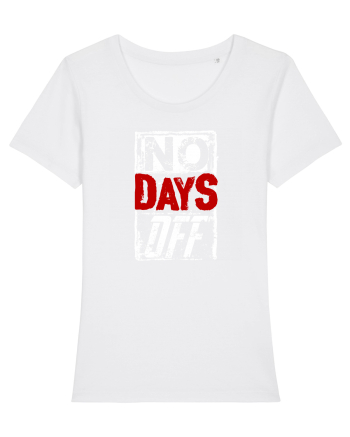 No Days Off White