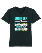 ENGINEER Tricou mânecă scurtă guler V Bărbat Presenter