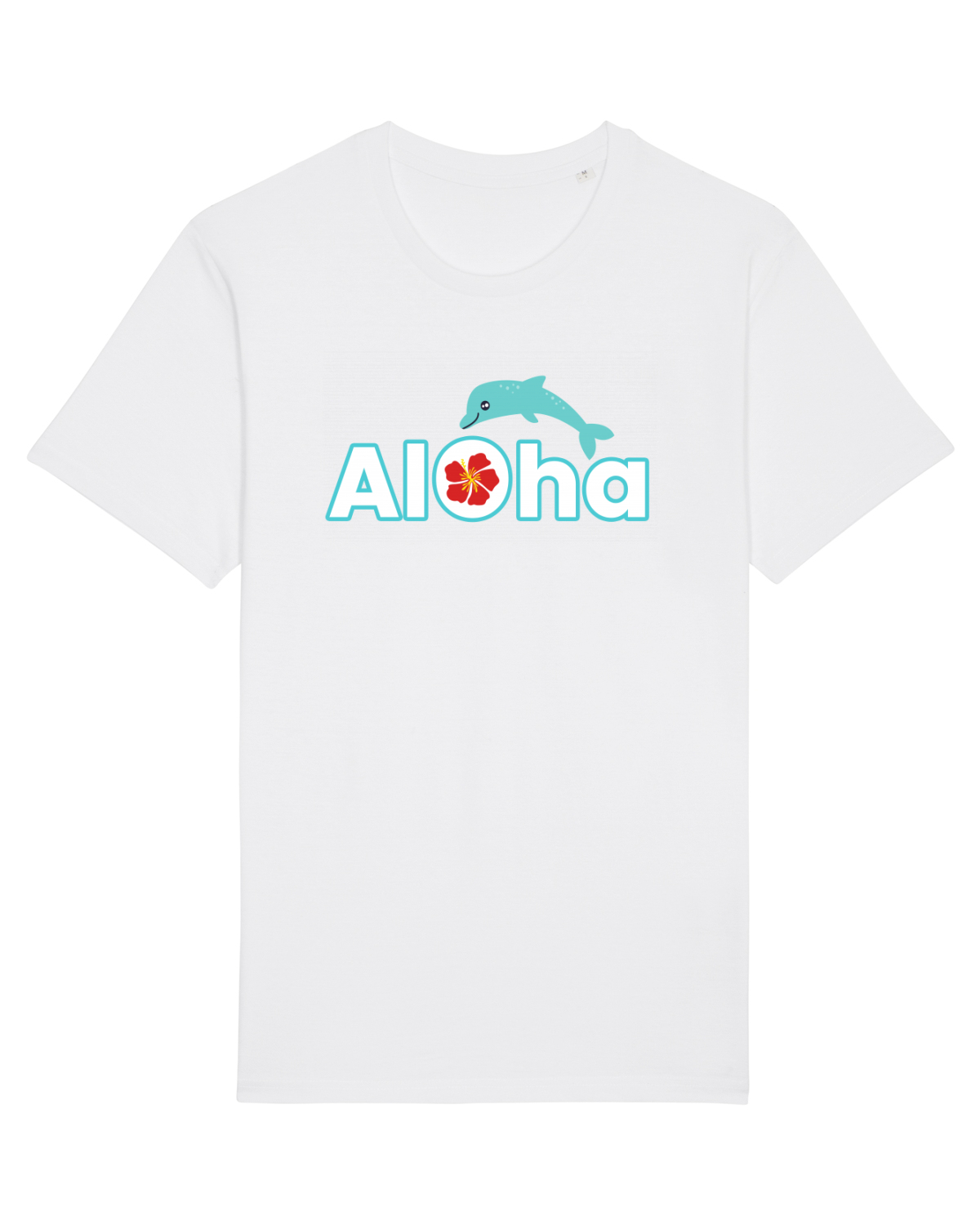 Tricou mânecă scurtă Unisex Rocker White