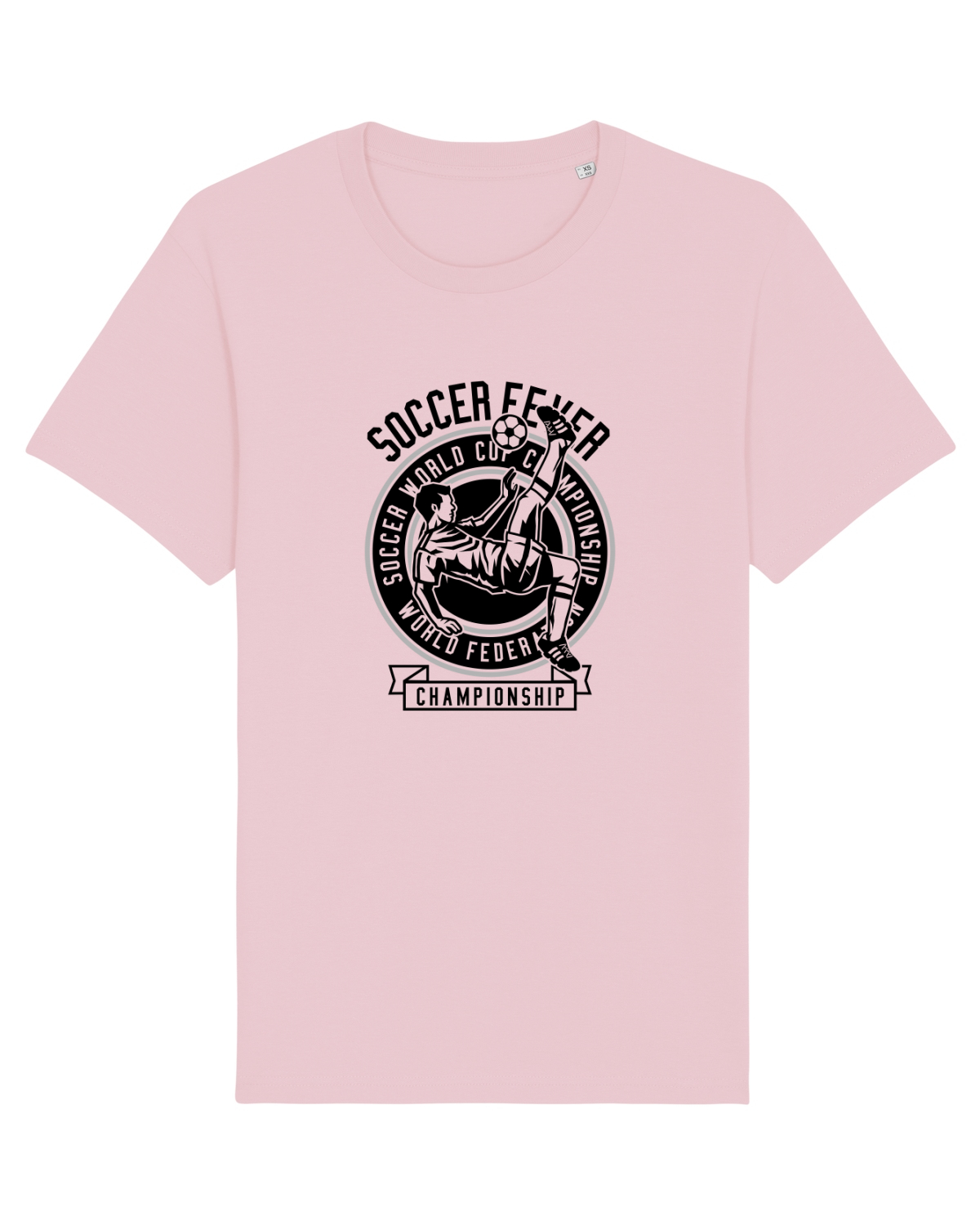 Tricou mânecă scurtă Unisex Rocker Cotton Pink