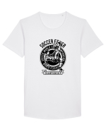 Soccer Fever Black Tricou mânecă scurtă guler larg Bărbat Skater