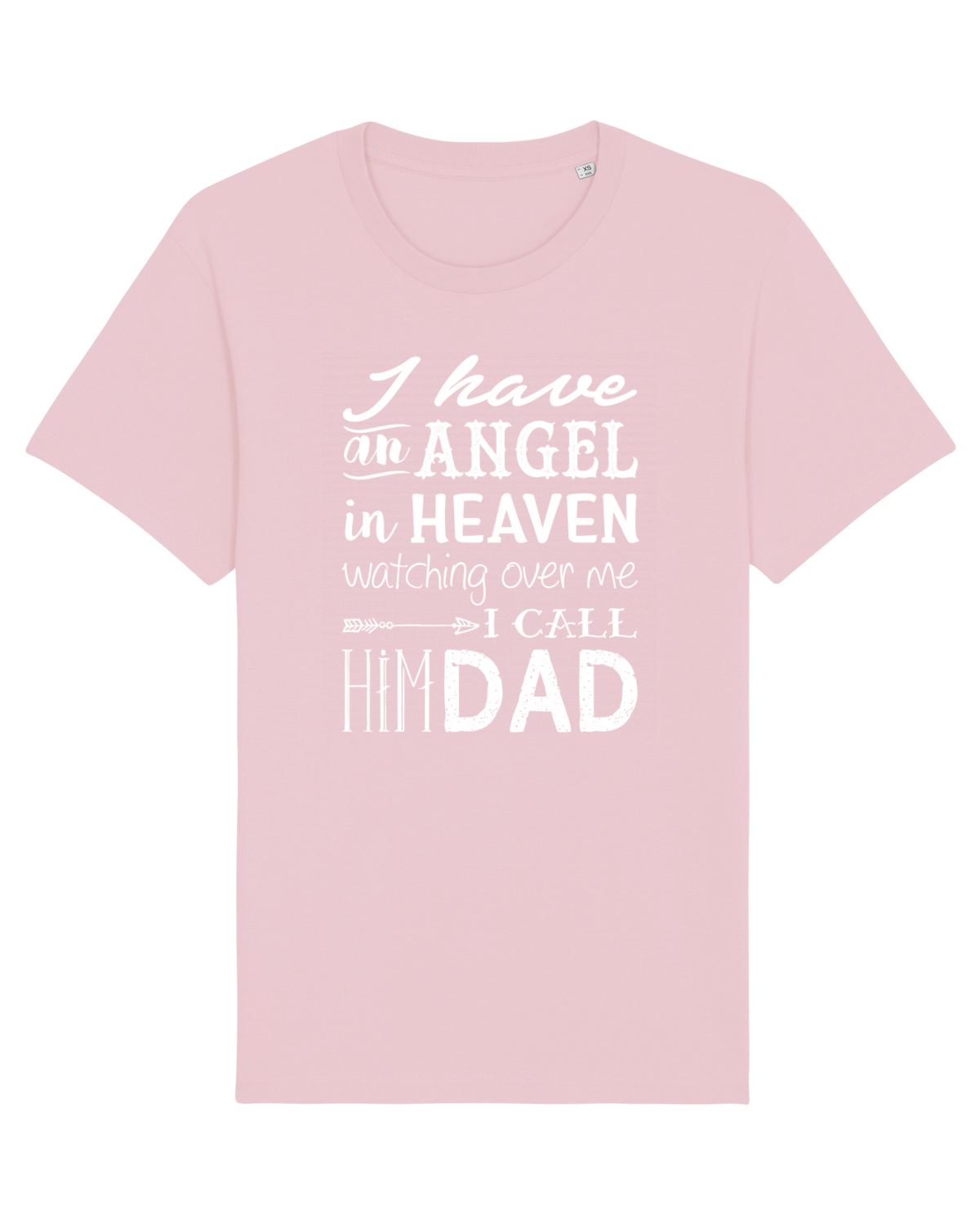 Tricou mânecă scurtă Unisex Rocker Cotton Pink