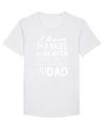ANGEL Tricou mânecă scurtă guler larg Bărbat Skater