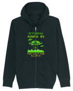 AREA 51 Hanorac cu fermoar Unisex Connector