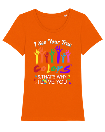 AUTISM Bright Orange