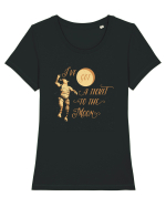 I've Got A Ticket To The Moon Tricou mânecă scurtă guler larg fitted Damă Expresser