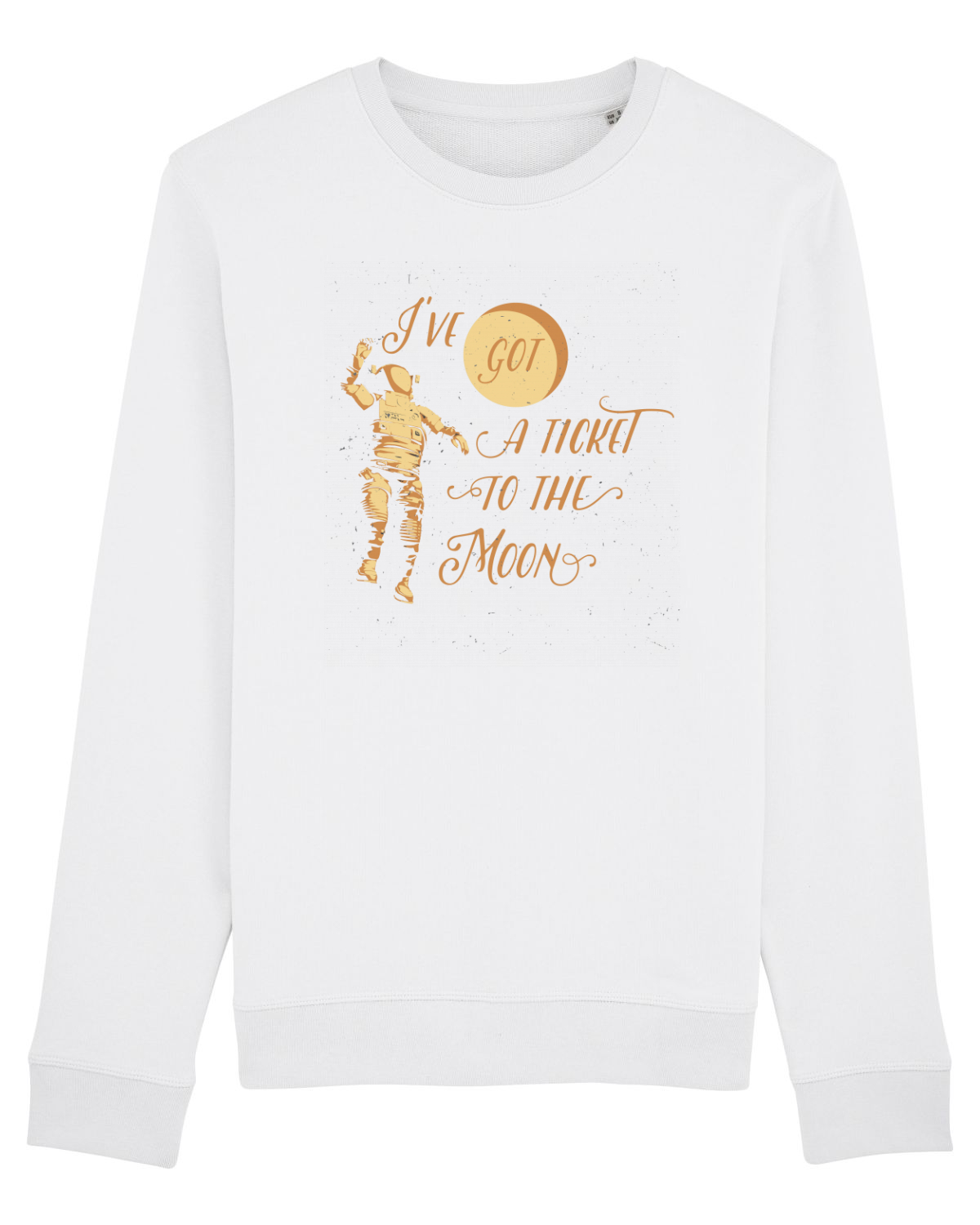 Bluză mânecă lungă Unisex Rise White