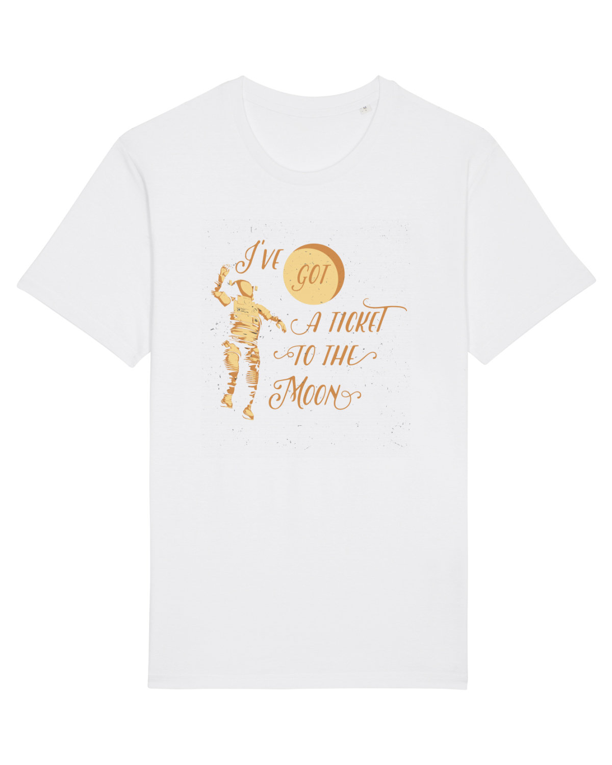 Tricou mânecă scurtă Unisex Rocker White