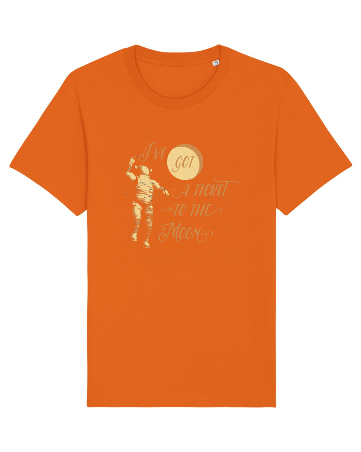 Tricou mânecă scurtă Unisex Rocker Bright Orange