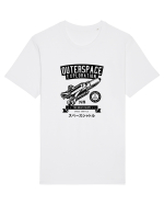 Spaceship Exploration Black Tricou mânecă scurtă Unisex Rocker