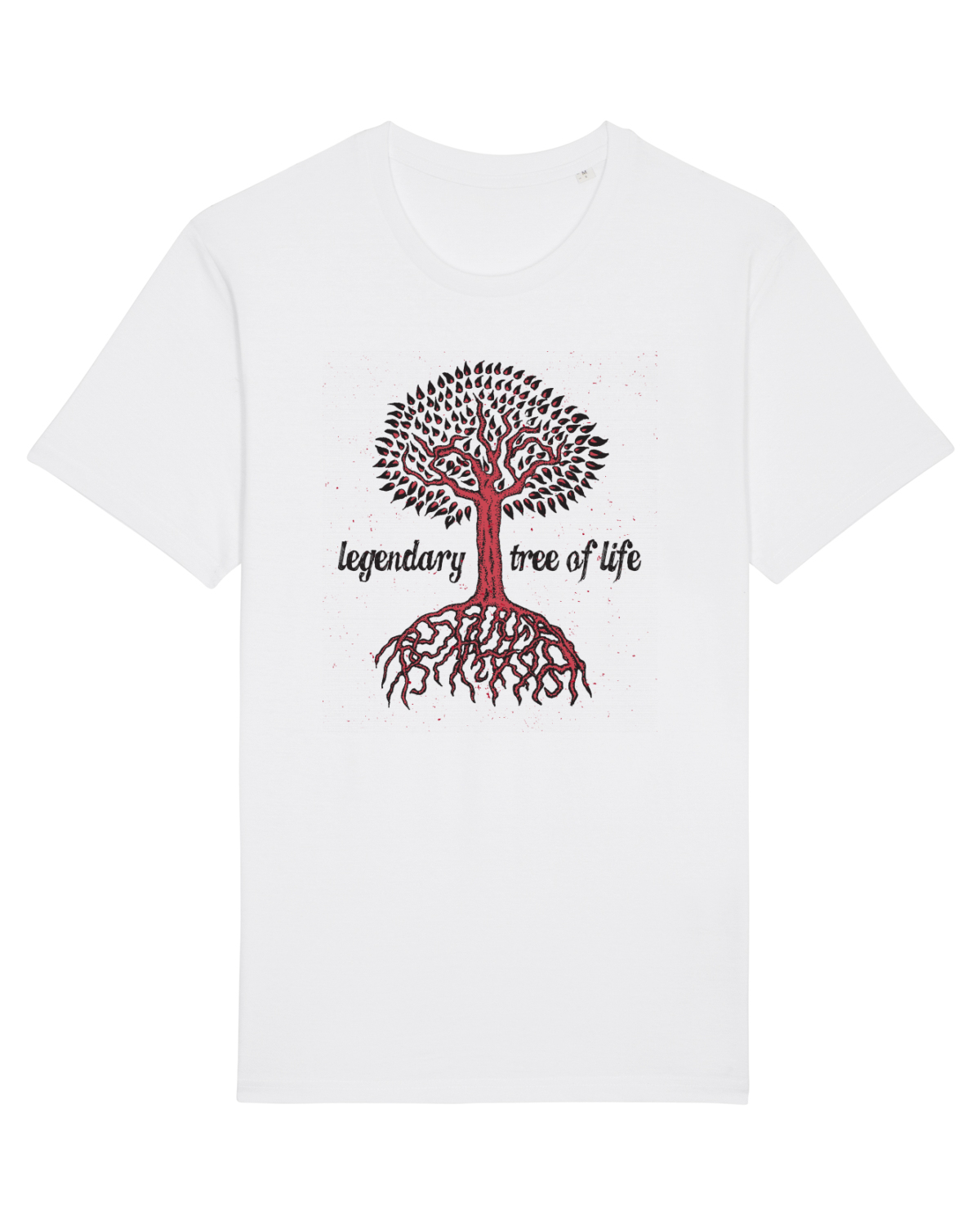 Tricou mânecă scurtă Unisex Rocker White