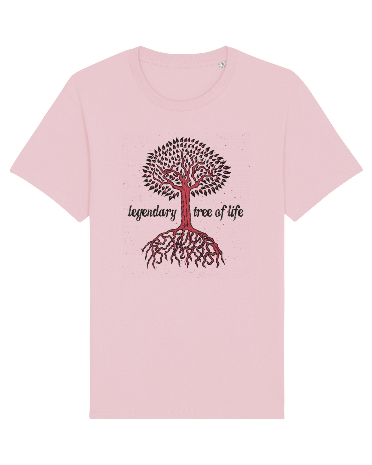 Tricou mânecă scurtă Unisex Rocker Cotton Pink