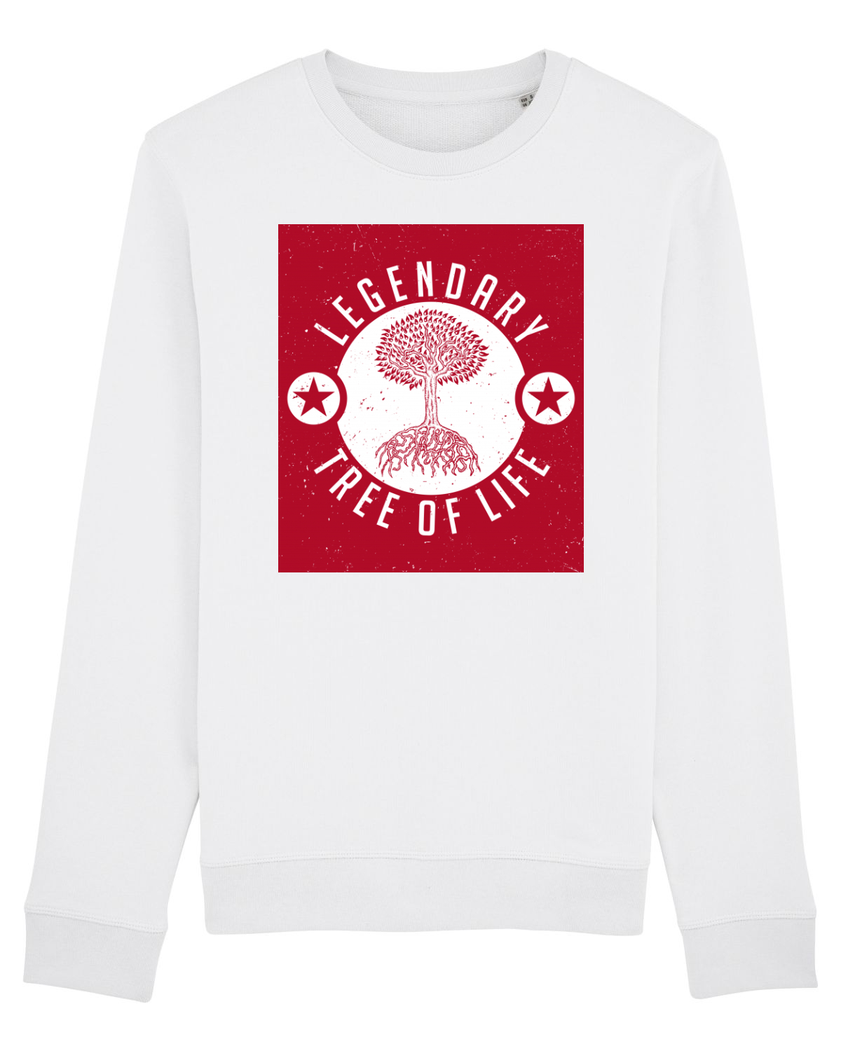 Bluză mânecă lungă Unisex Rise White