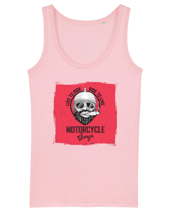 Live To Ride Ride To Live Cotton Pink