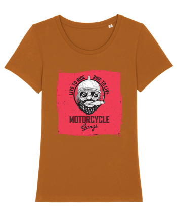 Live To Ride Ride To Live Roasted Orange