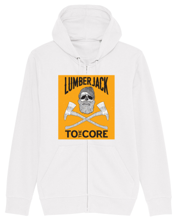 Lumberjack To The Core White