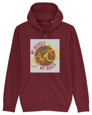My Bicycle My Rules Burgundy