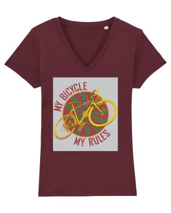 My Bicycle My Rules Burgundy