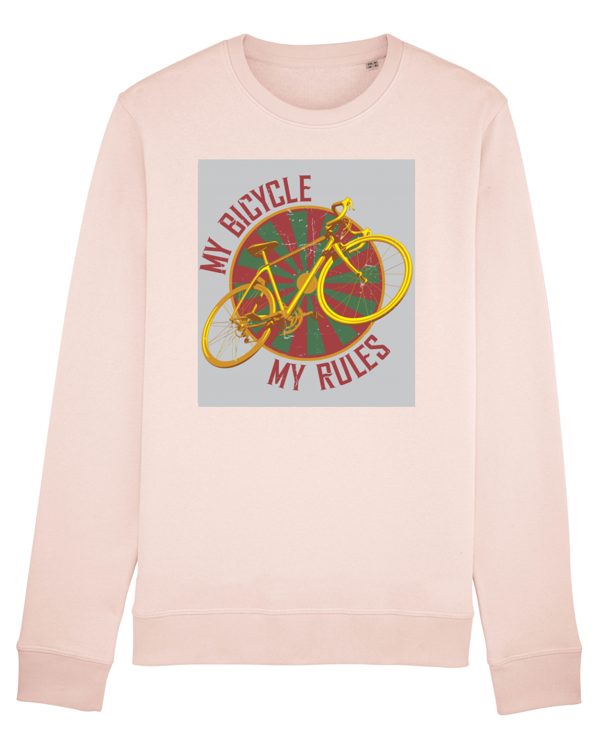 Bluză mânecă lungă Unisex Rise Candy Pink