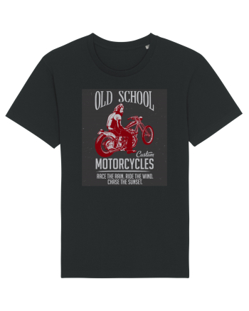 Old School Custom Motorcycles Black