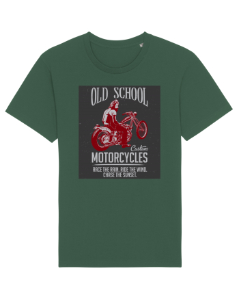 Old School Custom Motorcycles Bottle Green