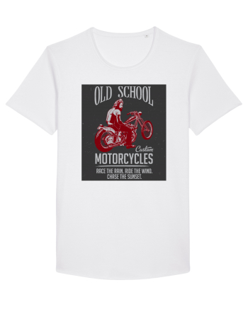 Old School Custom Motorcycles White