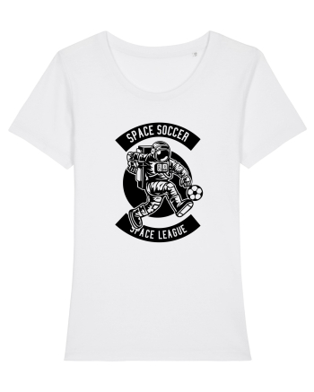 Space Soccer League Black White
