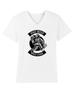 Space Soccer League Black Tricou mânecă scurtă guler V Bărbat Presenter